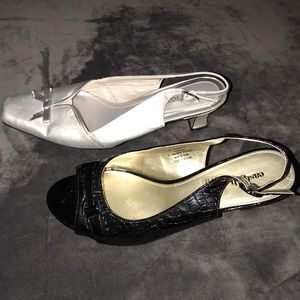 2 for 1 Wide Dress Heels